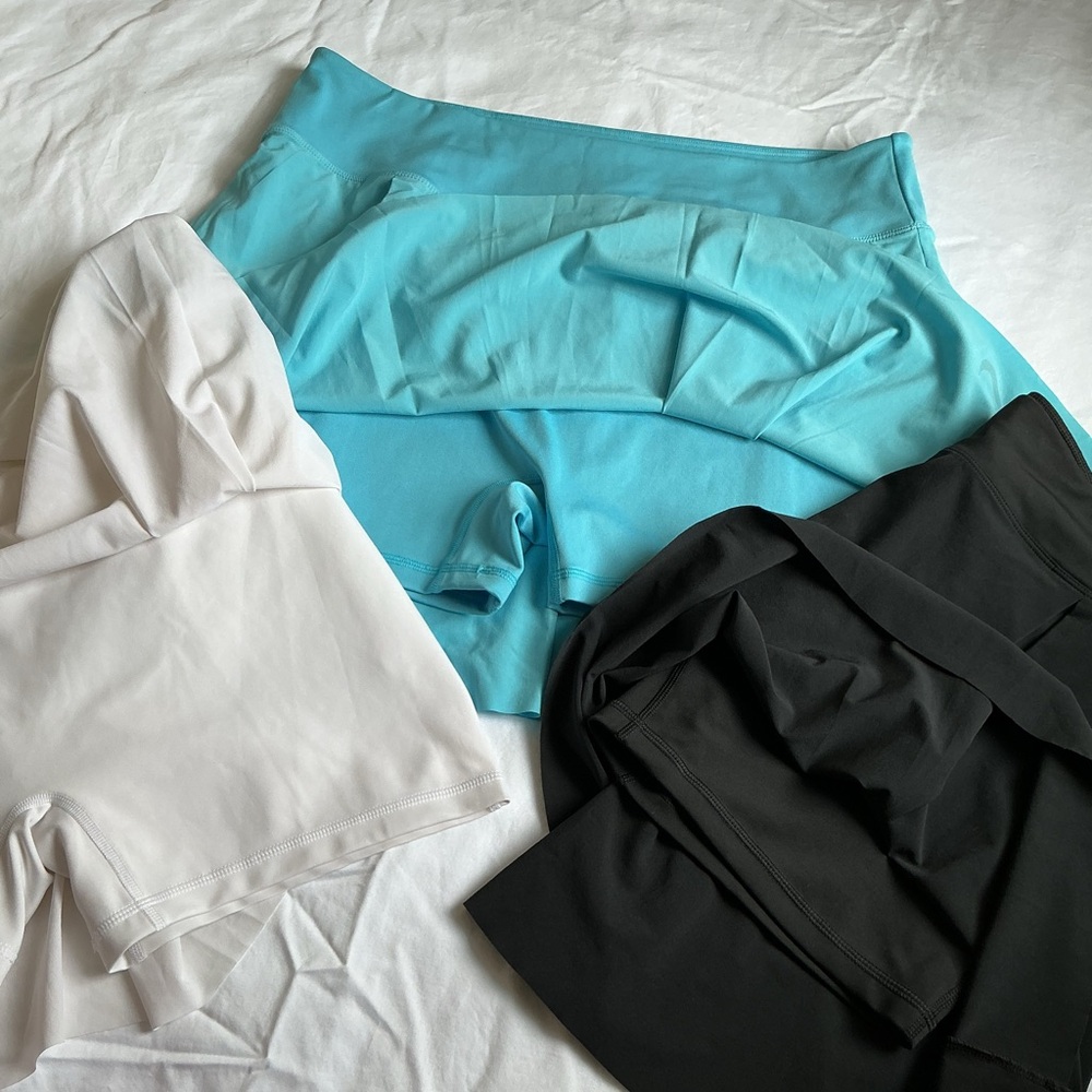 Nike bundle Tennis Skirt - Black, White, and Blue - Picture 5 of 9